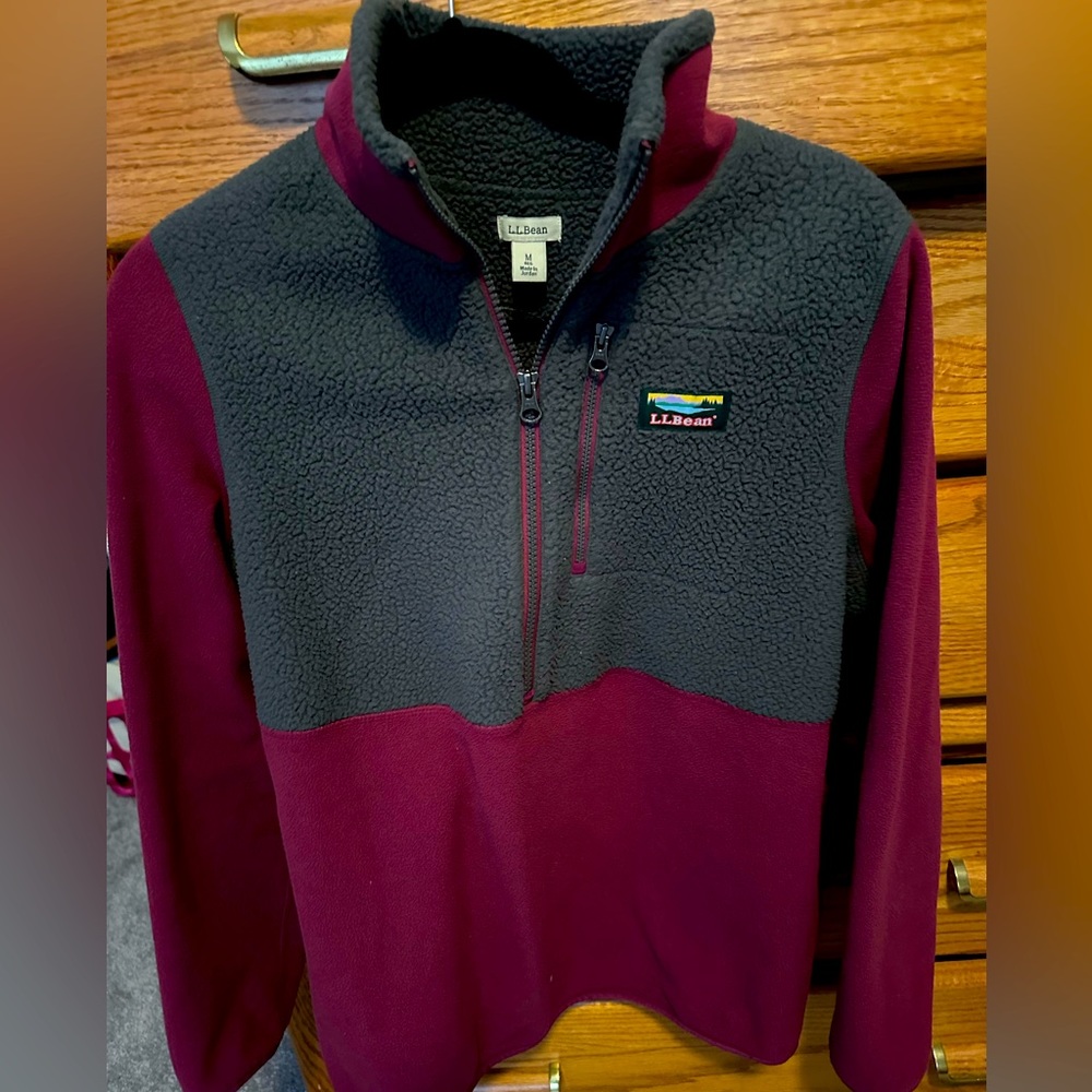 LL bean women’s size medium pullover quarter zip
